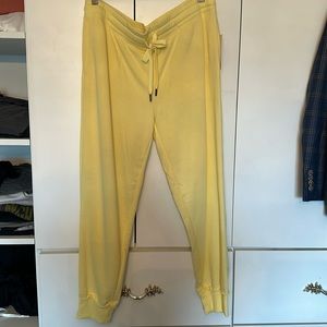 New! Spring yellow sweatpants!!